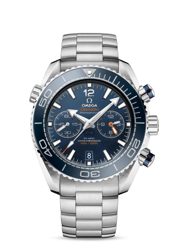 Omega Seamaster Planet Ocean 600M Co-Axial 45.5 Master Chronometer Chronograph Stainless Steel / Blue / Bracelet